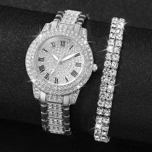 <span class=keywords><strong>Montre</strong></span> de luxe pour femme la plus vendue sur TikTok, entièrement sertie de diamants, cadran ciel étoilé, bracelet en acier, petit cadran, <span class=keywords><strong>montre</strong></span> coffret « Treasure Bowl » - Product Image 4