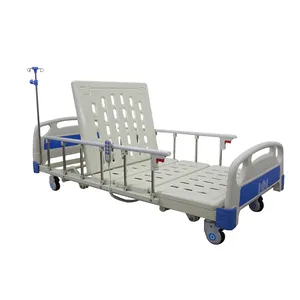 Multi Functie Thuis Verpleging Gemotoriseerde Abs Board Ultra Lage Bed Volledig Elektrische 3 Functie Ziekenhuis Bed Voor Slag Patiënt