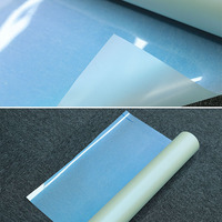 Film PET en rouleau pour transfert thermique DTF, lavable, durable, bleu-violet caméléon, 60 cm x 30 cm, pour impression DIY sur T-shirt
