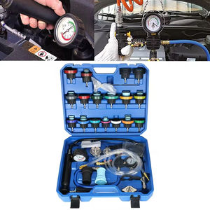 Podofo Kit de testeur de pression de radiateur 28 pièces, détecteur de fuite de réservoir d'eau de véhicule, type automatique sous vide, pour système de refroidissement - Product Image 3