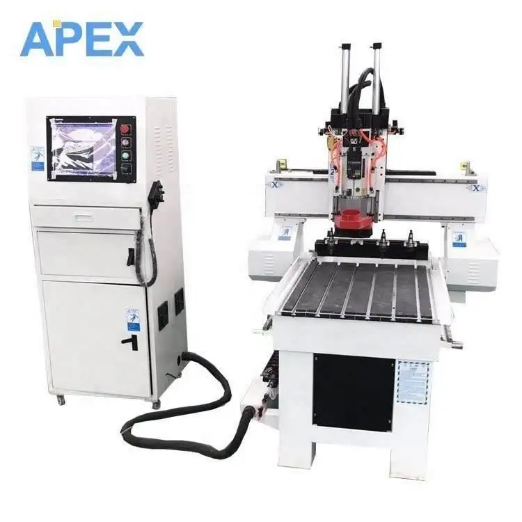 Linear ATC 3d Mini Advertising Cnc Router 6060 Wood Furniture Design Machine