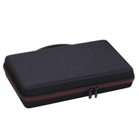 Boîtier de haut-parleur de vol DJ avec logo personnalisé de 15 pouces Boîtier de voyage pour lecteur de disque Boîte de transport pour tuner DJ Boîtier EVA