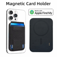 Coque de luxe magnétique en cuir élastique certifiée MFi à chargement sans fil pour iOS avec fonction Localiser et navigation GPS, disponible en plusieurs couleurs – Meilleures ventes