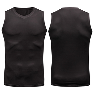 Canotte da Uomo Personalizzabili in Poliestere e Spandex Senza Maniche per Palestra e Allenamento - Product Image 4