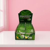 SuperLoves Chewing-gum fourré à la confiture aux saveurs fruitées, 4 pièces, 13,5 g, boîte en métal, lot en vrac, multicolore, bonbons à mâcher, vente en gros