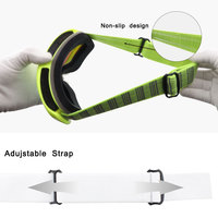 Lunettes de sport pour enfants prêtes à être expédiées pour les enfants de 8 à 16 ans, garçon et fille, lunettes de ski de snowboard