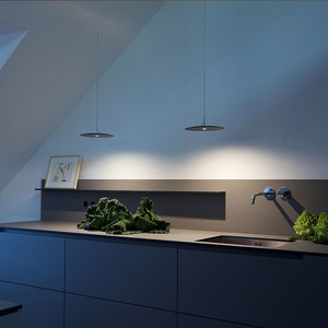 Minimalist Flying Saucer Chandelier Round Pendant <b>Light</b> For <b>Dining</b> Room Nordic Style Modern Home Lighting Ceiling Lamp - Product Image 2