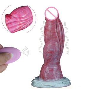 YOCY Small Size Gory Dildo Portable Powerful <b>Vibrating</b> Anal Plug With Sucker Silicone Soft Fantasy Dildo Wireless Control Penis - Product Image 4