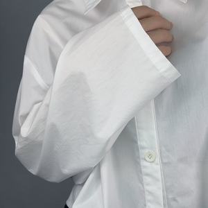 Chemise à manches longues élégante et décontractée pour femme OEM, de haute qualité, nouvelle mode, en coton, boutonnée, streetwear, XS, été, hiver - Product Image 5