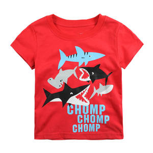 T-shirt pour enfants, t-shirt d'été pour garçons, t-shirt imprimé mignon 100% coton - Product Image 4