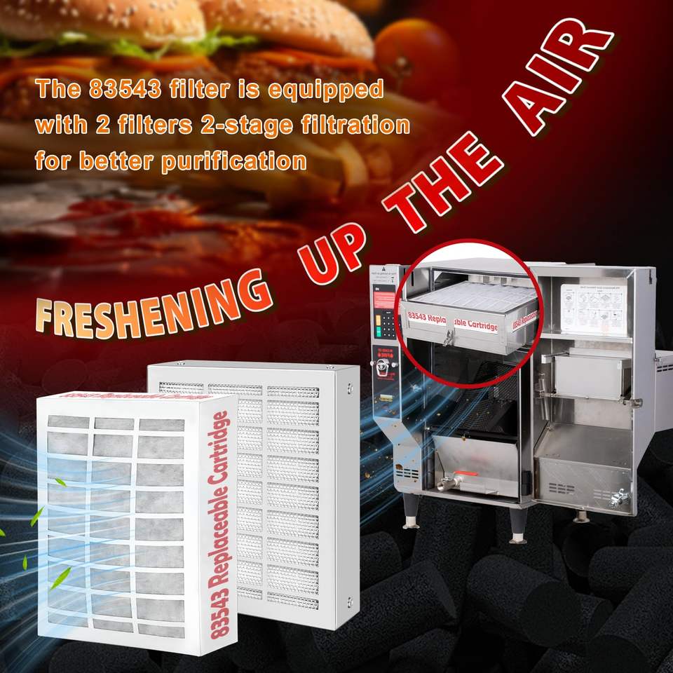 83543 2FK001 2FR00801 Filters for Perfect Fries - Odor & Passive