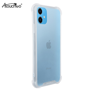 Atouchbo translúcido mate para iPhone 11 Pro XS MAX XR 6 7 8 <span class=keywords><strong>Plus</strong></span> bolsa de aire a prueba de golpes anticaída - Product Image 4