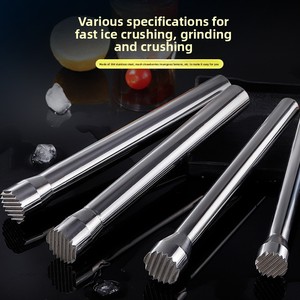 Martillo de Acero Inoxidable para Hielo, Herramienta para Triturar Limones en Bares y Tiendas de Té con Leche - Product Image 2