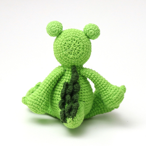 Poupée <span class=keywords><strong>d</strong></span>'animal de dessin animé amusante faite à la main, crochetée, crocodile, <span class=keywords><strong>d</strong></span>écoration originale pour la maison, article cadeau <span class=keywords><strong>tricot</strong></span>é artisanal - Product Image 3
