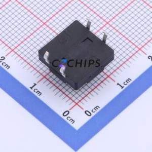 YTS1K0071HBT00 Tactile Switch Through hole Component THT,12x12mm Switch Single Pole Single Throw Round Button 1.6N Through Hole - Product Image 2