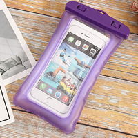Sac étanche pour téléphone avec airbag gonflable tactile pour la photographie sous-marine et la plongée, étui de téléphone étanche transparent