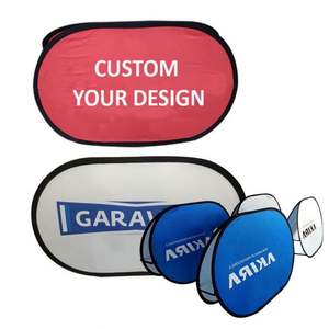 Banner Publicitario Plegable Portátil Personalizado con Marco en A, Fácil de Instalar, con Foto, Texto y Logotipo - Product Image 1