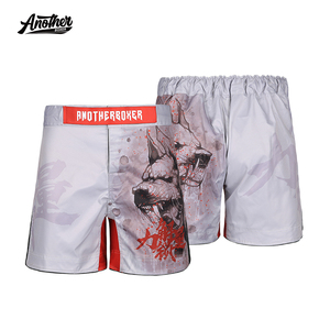 Shorts de combat Jiu <span class=keywords><strong>Jitsu</strong></span> personnalisés noirs avec logo, shorts MMA, shorts de grappling - Product Image 2