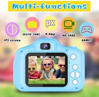 Cámara de Proyección para Niños, Mini Cámara de Video HD 1080P, Juguete Digital para Niños, Regalo de Cumpleaños, Entretenimiento Educativo Seguro