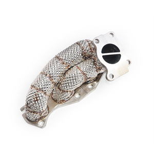 Collecteur d'échappement pour Peugeot 308GT <span class=keywords><strong>GTI</strong></span> 1.6T 2013-2020 modifié 304SS Racing Performance tuyau de descente d'échappement avec isolation - Product Image 6