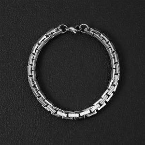 Trendy Anti Tarnish Luxury Wide Stainless Steel Fine Chain Link Bracelets High Quality <b>for</b> <b>Men</b> - Product Image 1
