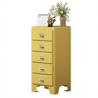 Meubles de rangement modernes rétro rustiques à tiroirs multi-niveaux avec grande capacité en acier pour la maison, pour le salon ou la chambre à coucher