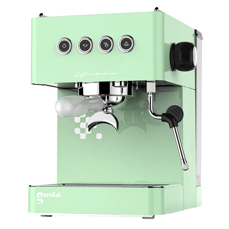 GemilaiCRM3005Gミニトルコエスプレッソマシンカスタムロゴ多機能コーヒーレトロメーカーマシン家庭用