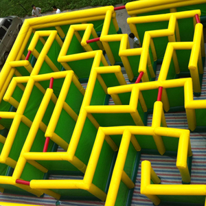 Penjualan terlaris permainan labirin tiup Halloween rumah hantu labirin tiup dewasa Tag Laser labirin tiup - Product Image 1