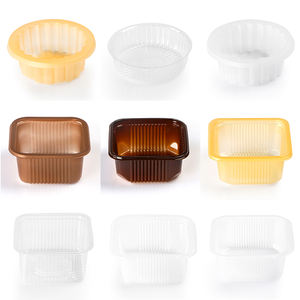 Nouveaux gobelets en PP transparents jetables carrés et recyclables - 300 ml, contenants à dessert pour gâteaux, fruits, pouding, gelée, bonbons - Product Image 4