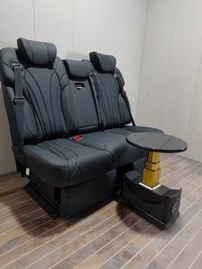 VIP Aero asiento de Banco de cuero sofá cama 300 PU cuero Camper Van para Multivan T5 V clase asientos de coche modificados - Product Image 4