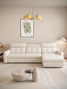 Sofá Cama Convertible Moderno y Compacto para 3 Personas, Plegable con Gabinete de Almacenamiento, Sofá al por Mayor para Sala de Estar - Product Image 4
