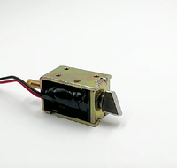 Serrure à solénoïde mini-biseautée 12 V CC, verrou électrique pour contrôle d'accès avec course de 5 mm
