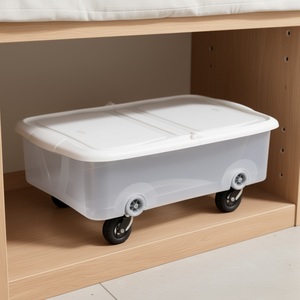 Underbed container (25Lt) with wheels STOCK <b>BOX</b> <b>White</b> 8035298A78 - Product Image 3