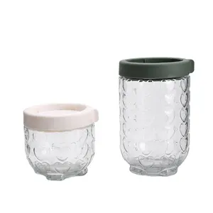 Top Seller Hot Sale Thicken Glass Sealed 16oz Mason jar Clear Cup Light Salad Jam Jar Jars com Tampa