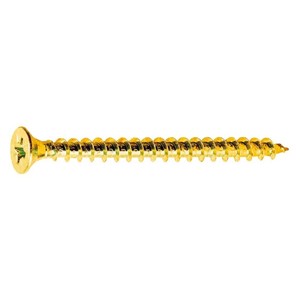 BRASS TSP Wood Screw 4.0x60/50 mm for <b>Building</b> <b>Material</b> <b>Making</b> <b>Machinery</b> <b>Parts</b> - Product Image 2