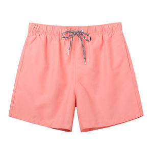 Shorts de Baño para Hombre, Color Sólido, Verano, Logotipo Personalizado, Venta al Por Mayor - Product Image 5