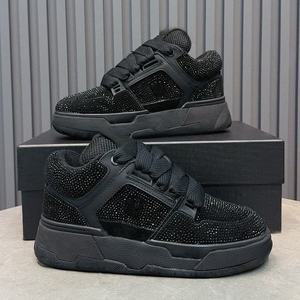 American style trendy luxurious diamond-studded casual <b>shoes</b> with thick soles and heightening feature for walking. - Product Image 1