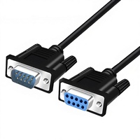 Câble Série DVI YouLong 3m 28AWG DB9 9 Broches Mâle/Femelle Conducteur en Aluminium Isolation PVC Indice IP67 pour Scanner Modem Imprimante