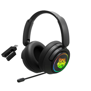 Nhà Máy Bán Buôn Tai Nghe 2.4G <span class=keywords><strong>Bluetooth</strong></span> Và Có Dây Ba Chế độ Đầy Màu Sắc LED Chiếu Sáng Trò Chơi Tai Nghe Với Mic Cho Máy Tính Để Bàn - Product Image 1