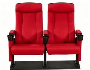 Chaises d'auditorium modernes et confortables à dossier haut pour cinéma maison, théâtre, église, école - Sièges de mobilier de théâtre en tissu - Product Image 5