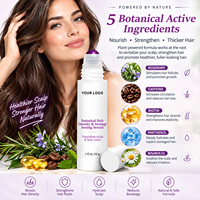 Serum Minyak Pertumbuhan Rambut Formula Alami Rosemary Private Label, Menutrisi Kulit Kepala Secara Mendalam, Meningkatkan Kepadatan Rambut, Memperbaiki Rambut Rusak