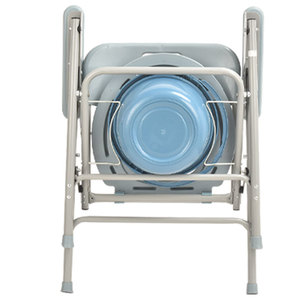 Portable <b>Commode</b> Chair <b>Folding</b> Toilet Seat With Armrests For Elderly And Pregnant Women Home Use Durable Design - Product Image 5