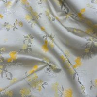 Nouveaux manteaux en tissu jacquard brodé à motif double poisson de style chinois, cheongsams, Hanfu, satin Song, 100% polyester