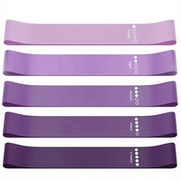Juego de Bandas de Resistencia Premium (5 Piezas), Bandas de Ejercicio de Látex Multinivel con Bolsa de Viaje, OEM Disponible para Venta al Por Mayor