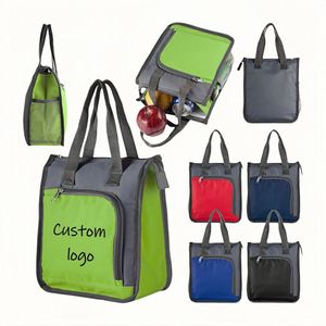 Bolsas de Compras Reutilizables Aisladas Personalizadas, Bolsa Refrigerada con Asa Ancha para el Trabajo, Viajes, Senderismo, Entrega de Alimentos - Product Image 1