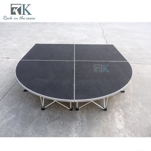 Escenario Portátil con Plataforma Antideslizante para Eventos al Aire Libre, Escenario Elevado de Aluminio - Product Image 3