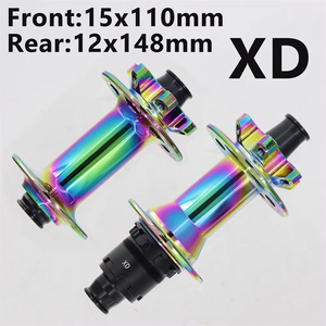 Moyeu de vélo à cliquet arc-en-ciel M350 Star MTB <span class=keywords><strong>BOOST</strong></span> 148mm 32H 6 boulons pour moyeux HG / XD Micro Spline 12 vitesses Moyeu vtt coloré - Product Image 3