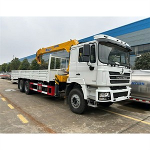 Camion grue Shacman F3000 6x4 |   Capacité de levage de 10 à 12 tonnes |   Matériel robuste pour le transport en ingénierie et construction - Product Image 3