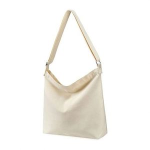 Custom Shopping Library Travel Women's Blank Beige <b>Large</b> Canvas Crossbody Hand Bill Shoulder Cotton Bag Packaging - Product Image 1