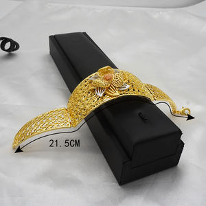 Moda takı altın kaplama kadın dubai mücevher seti 4 adet kolye seti BJ634-2 - Product Image 5